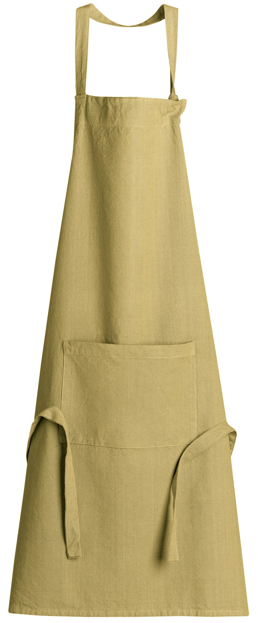 grembiule da cucina riciclato ada khaki, colore khaki, taglia 72 x 85. grembiule su sfondo neutro per una visione chiara del prodotto