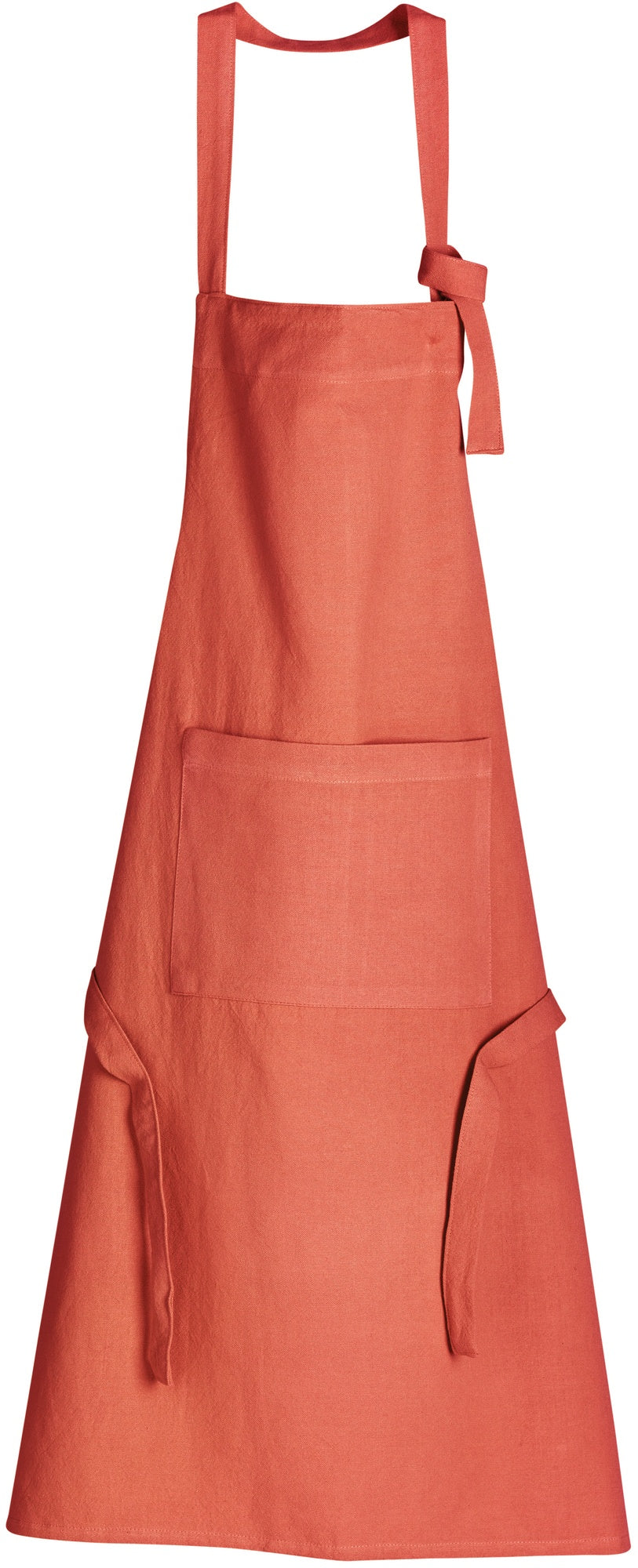 grembiule da cucina riciclato ada tomette, colore tomette, taglia 72 x 85. grembiule su sfondo neutro per una visione chiara del prodotto