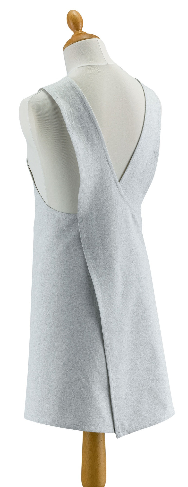 grembiule da cucina riciclato gen perla, colore perla, taglia 120 x 85. realizzato in 80% cotone riciclato 20% poliestere, resistente e comodo per l’uso quotidiano in cucina