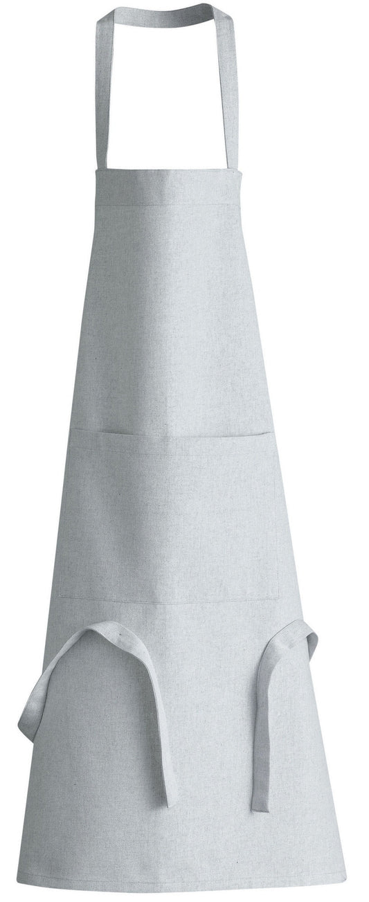 grembiule da cucina riciclato dario perla, colore perla, taglia 85 x 72. grembiule su sfondo neutro per una visione chiara del prodotto