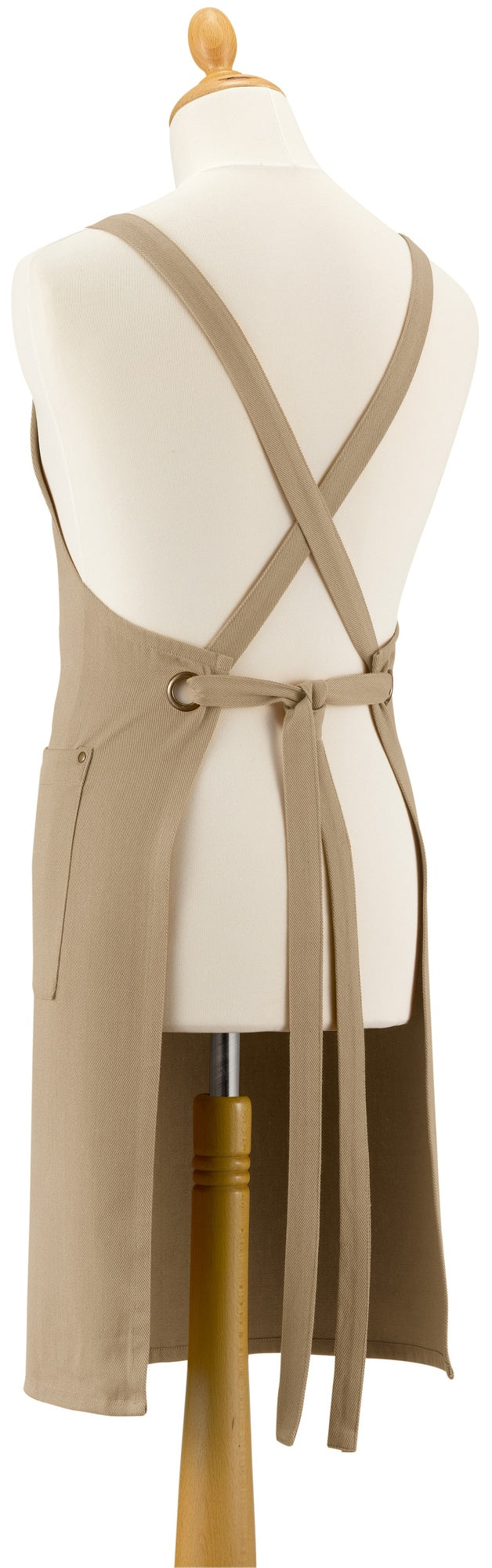 grembiule da cucina riciclato con tasche artisan cammello, colore cammello, taglia 72 x 85. realizzato in 100% cotone riciclato, resistente e comodo per l’uso quotidiano in cucina