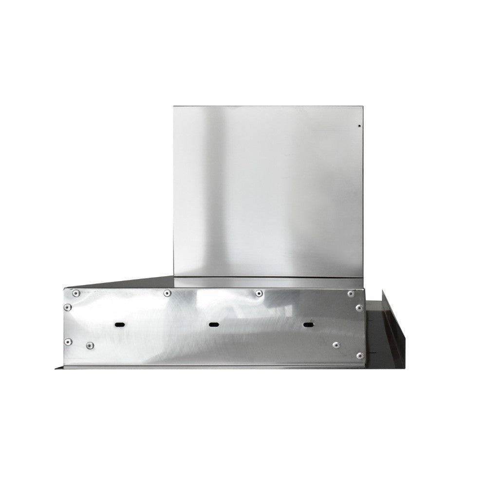 cappa integrata sottopensile samet kripto60 luce led 3 livelli velocità inox classe d, gruppo assemblato per dimostrazione del funzionamento