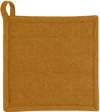 guanto da cucina e presina riciclati jona ambra, colore ambra, taglia 15 x 30. protegge le mani dal calore durante la cottura