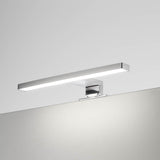 lampada led kyra per bagno 600 mm cromata, lampada da bagno montata sopra lo specchio, ideale per illuminazione funzionale