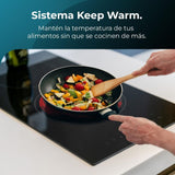 piano cottura ad induzione domino bolero squad i 2100 29 cm. 2 zone di cottura con 9 livelli di potenza, design elegante e pulito per cucine contemporanee