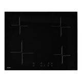 samet piano cottura induzione etna60 f 4 zone 60 cm, piano cottura a induzione visto frontalmente