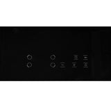 samet piano cottura induzione etna60 f 4 zone 60 cm, dettaglio del pannello touch e zone di cottura