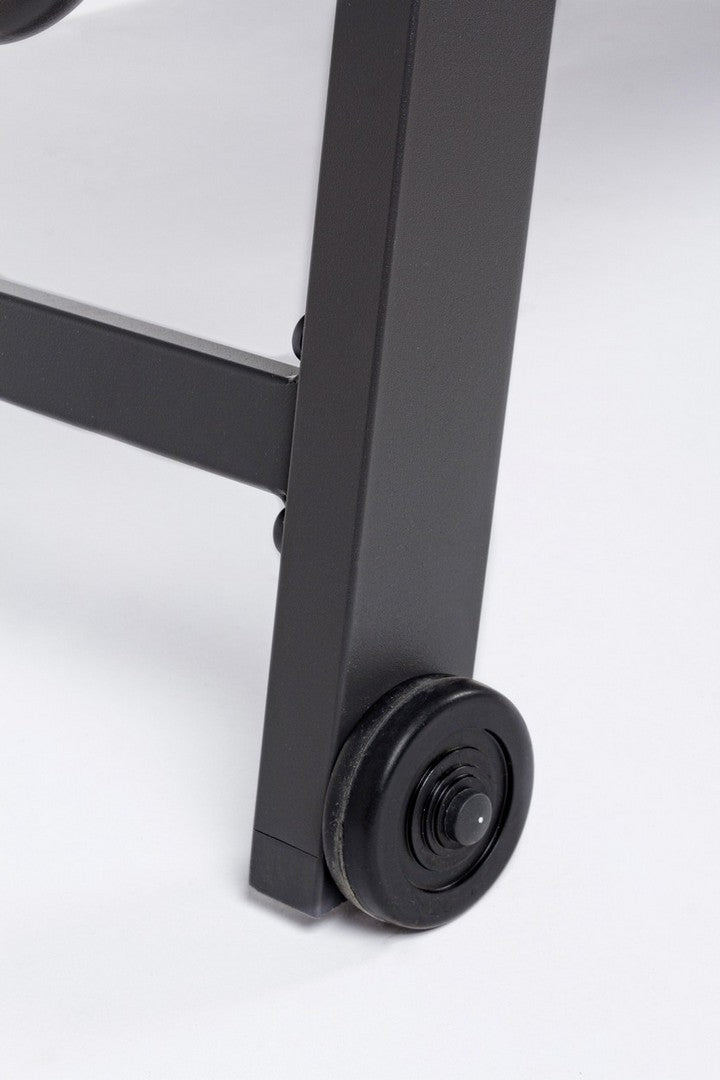 lettino hilde reclinabile antracite, accessorio ideale per relax al sole o in ombra