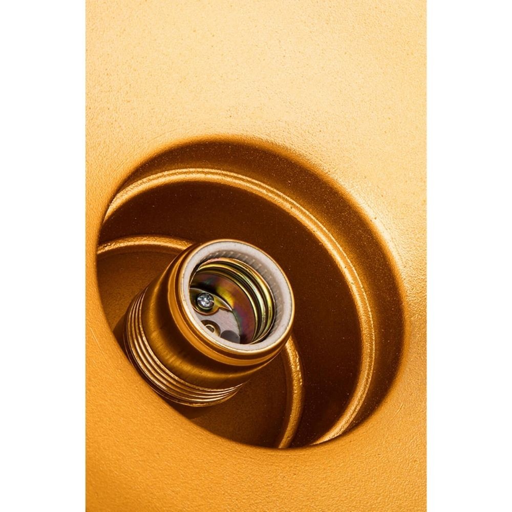 lampada a sospensione kumbet mdl3053 metallo nero interno oro, cavo regolabile per adattarsi a soffitti di diverse altezze