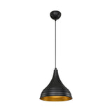 lampada a sospensione leda asz1338 in metallo nero, lampada a sospensione con luce diretta, perfetta per tavolo da pranzo o cucina