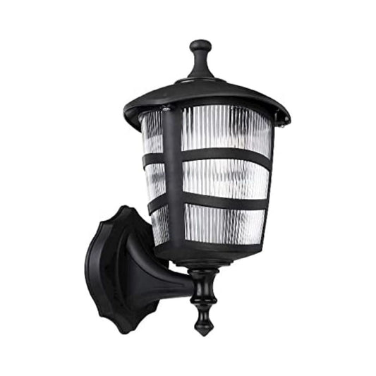 lampada a parete abs nera triangolare mdl3114, applique da parete con luce diffusa per ambienti interni eleganti