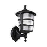 lampada a parete abs nera triangolare mdl3114, applique da parete con luce diffusa per ambienti interni eleganti