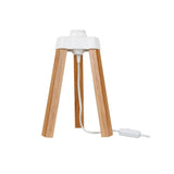 lampada da tavolo piko mdl4767 colore rovere, lampada da tavolo con base stabile e paralume elegante