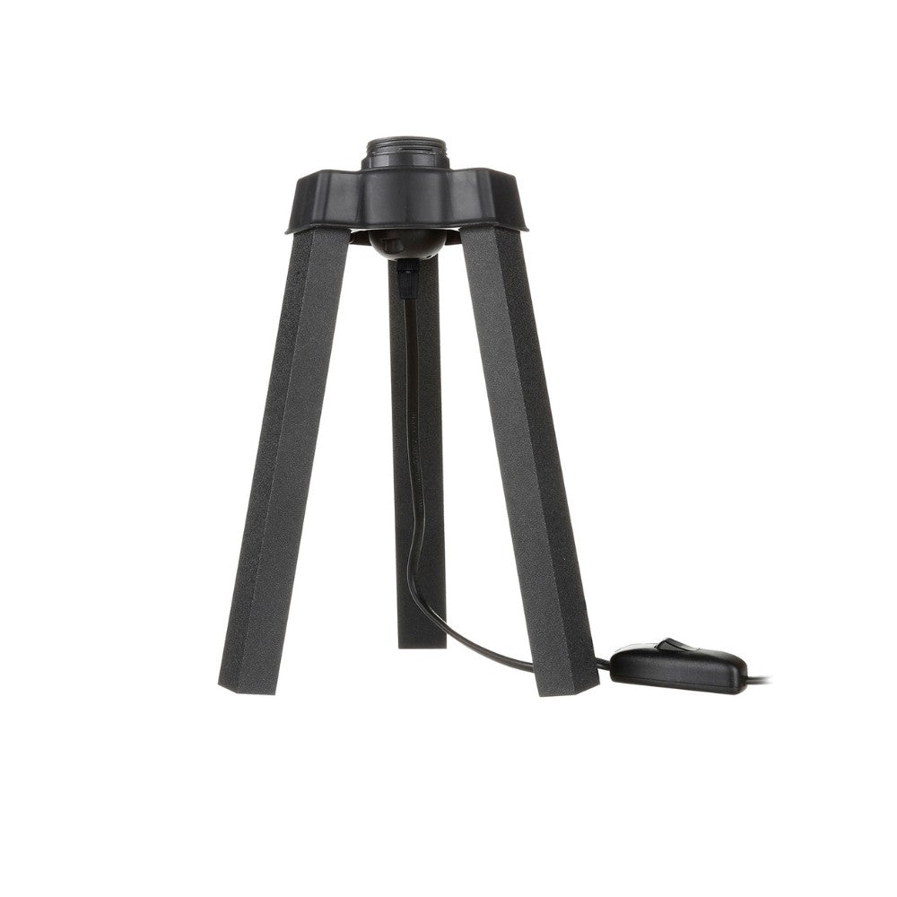 lampada da tavolo piko mdl4769 colore nero, lampada da tavolo con base stabile e paralume elegante