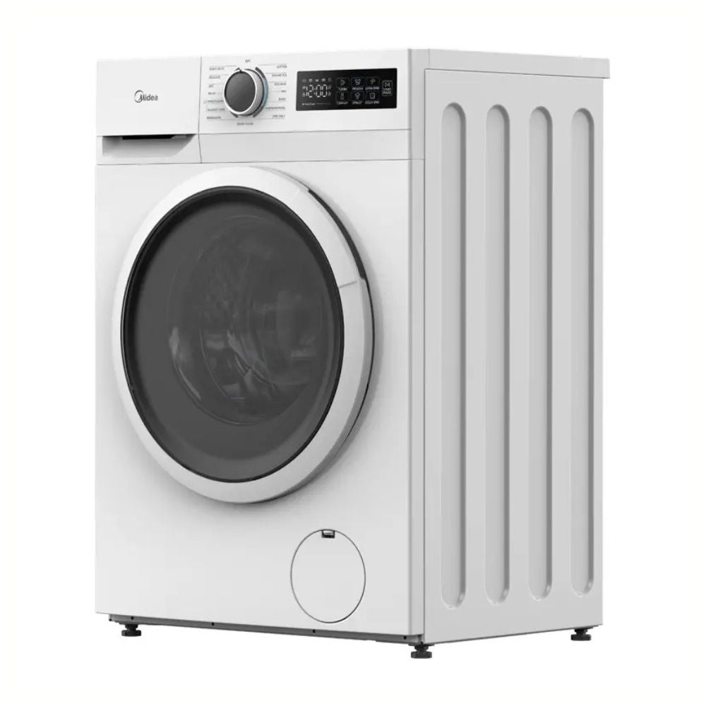 lavatrice carica frontale midea mf110w80ba10w 8 kg 1400 giri bianca classe a, classe energetica elevata per consumi ridotti