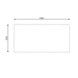 lavello da appoggio sa46 due vasche con gocciolatoio destro 120x60cm. inox, vista laterale del lavello inox installato