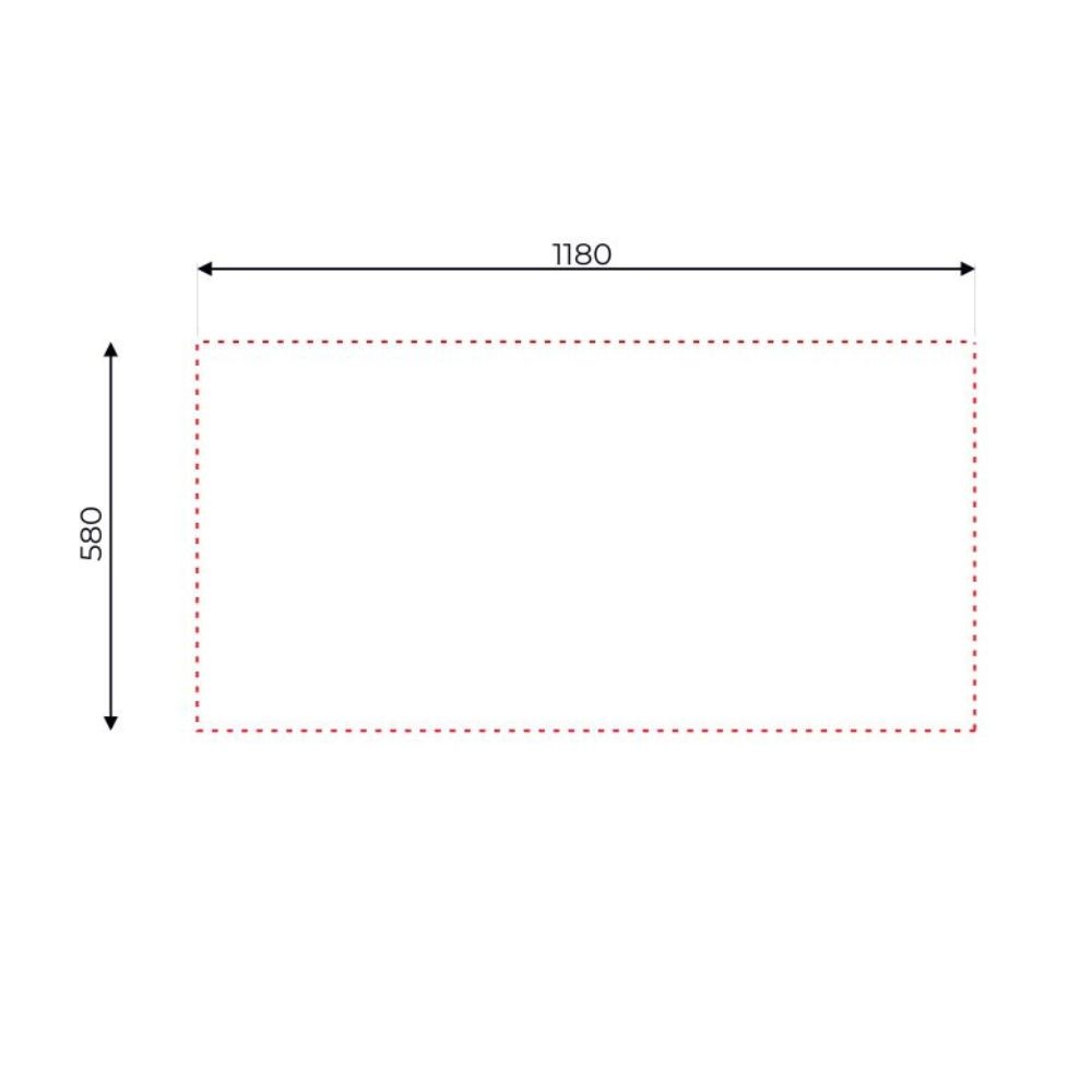 lavello da appoggio sa46 due vasche con gocciolatoio sinistro 120x60cm. inox, vista laterale del lavello inox installato