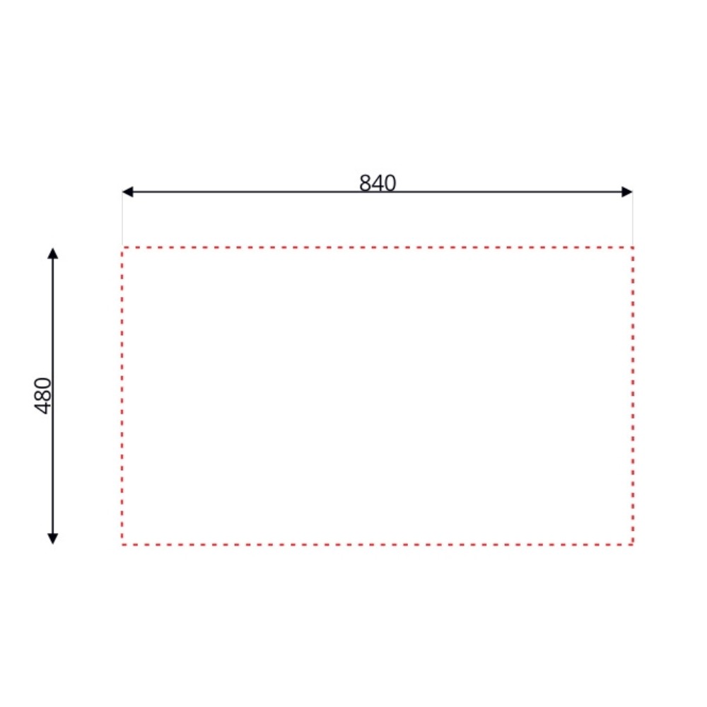 lavello 86x50 2 vasche sa322, vista laterale del lavello inox installato