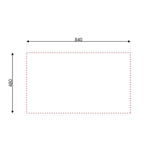 lavello incasso cucina mp862v acciaio 86x50 cm due vasche, vista laterale del lavello inox installato