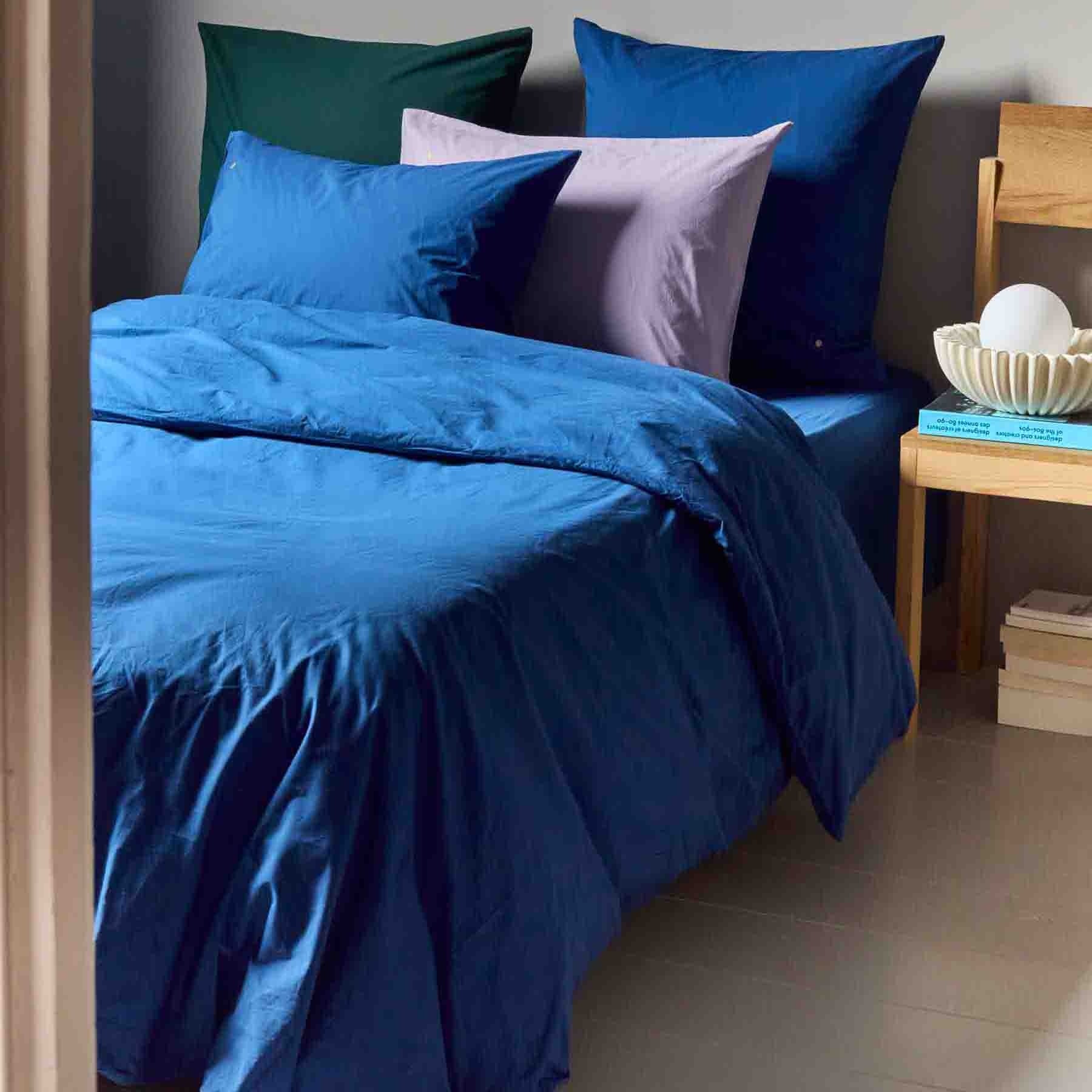 drap-housse celeste cosi blu, colore cosi blu, taglia 160 x 200. ideale per proteggere il materasso e migliorare il riposo