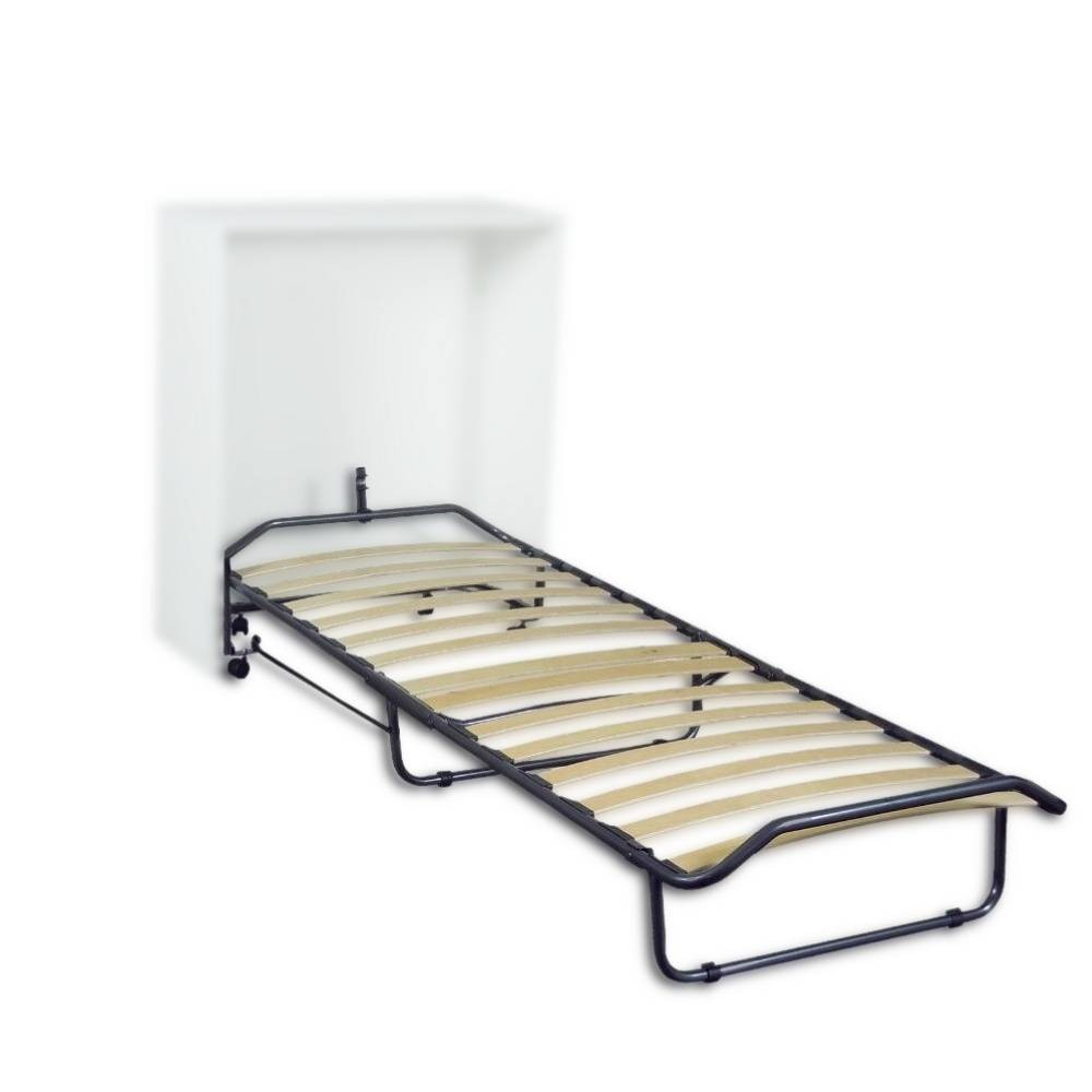 branda pieghevole con materasso 80x190x9 retepiegh per mobile giroletto, letto ambientato in stanza dallo stile vintage o provenzale