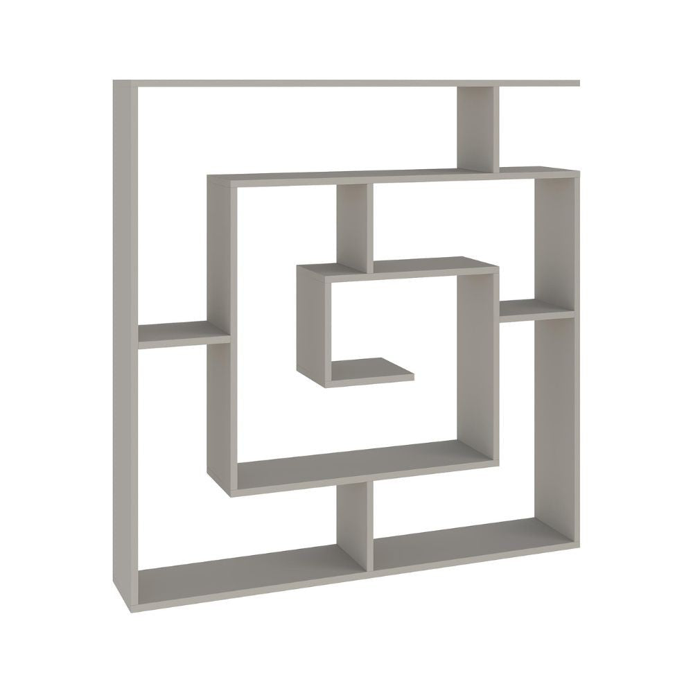 libreria labirent colore cashmere, ideale per organizzare libri, piante e accessori d'arredo