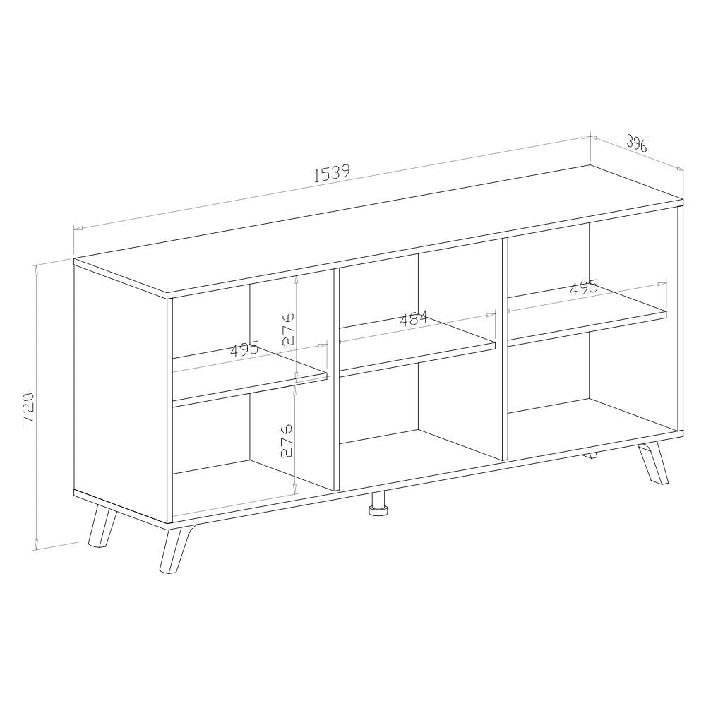 madia nimes con 3 ante colore bianco rustica e struttura in olmo almeria, dettaglio delle maniglie e finitura del materiale