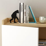 madia cok 3 ante rovere e bianco 120, madia moderna per contenere stoviglie, tovaglie e oggetti decorativi