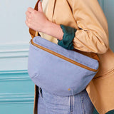 marsupio iona bluetiful, colore bluetiful, taglia 19 x 28 x 1. realizzato in cotone biologico, comodo e sostenibile per ogni giorno