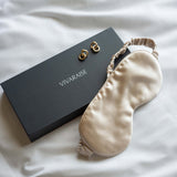 maschera da notte ashley latte, colore latte, taglia 9 x 23. accessorio essenziale per chi cerca relax ovunque e in ogni momento