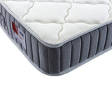 materasso una piazza e mezza gold 150x200x18 cm tessuto antibatterico, vista laterale per mostrare spessore e struttura