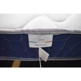 materasso singolo palladio con bordo blu 80x190x25 h cm. in schiuma poliuretanica e memory non sfoderabile, materasso per letti singoli, ideale per bambini o ospiti