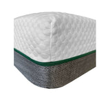 materasso supermemory80 singolo 80x190x23 h tessuto antibatterico, dettaglio del tessuto e cuciture di alta qualità