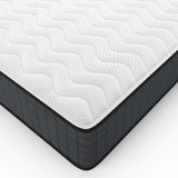 materasso una piazza e mezza balto 120x190x25 h cm tessuto antibatterico, vista laterale che evidenzia l’altezza del materasso