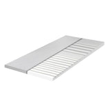 topper relax in memory massaggiante 120x190cm, materasso 120x190 visto frontalmente, ideale per una piazza e mezza