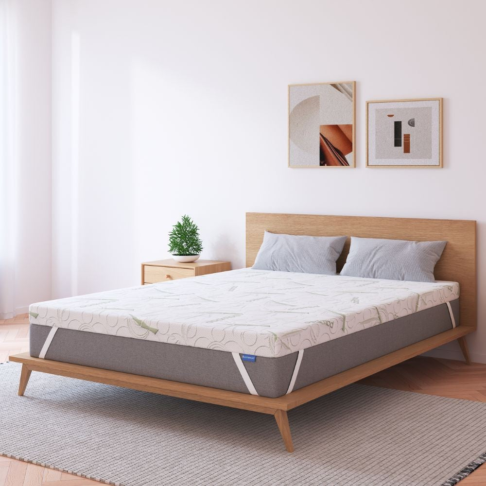 topper gel letto matrimoniale 160x190 cm, zoom sui materiali interni per comfort e sostegno