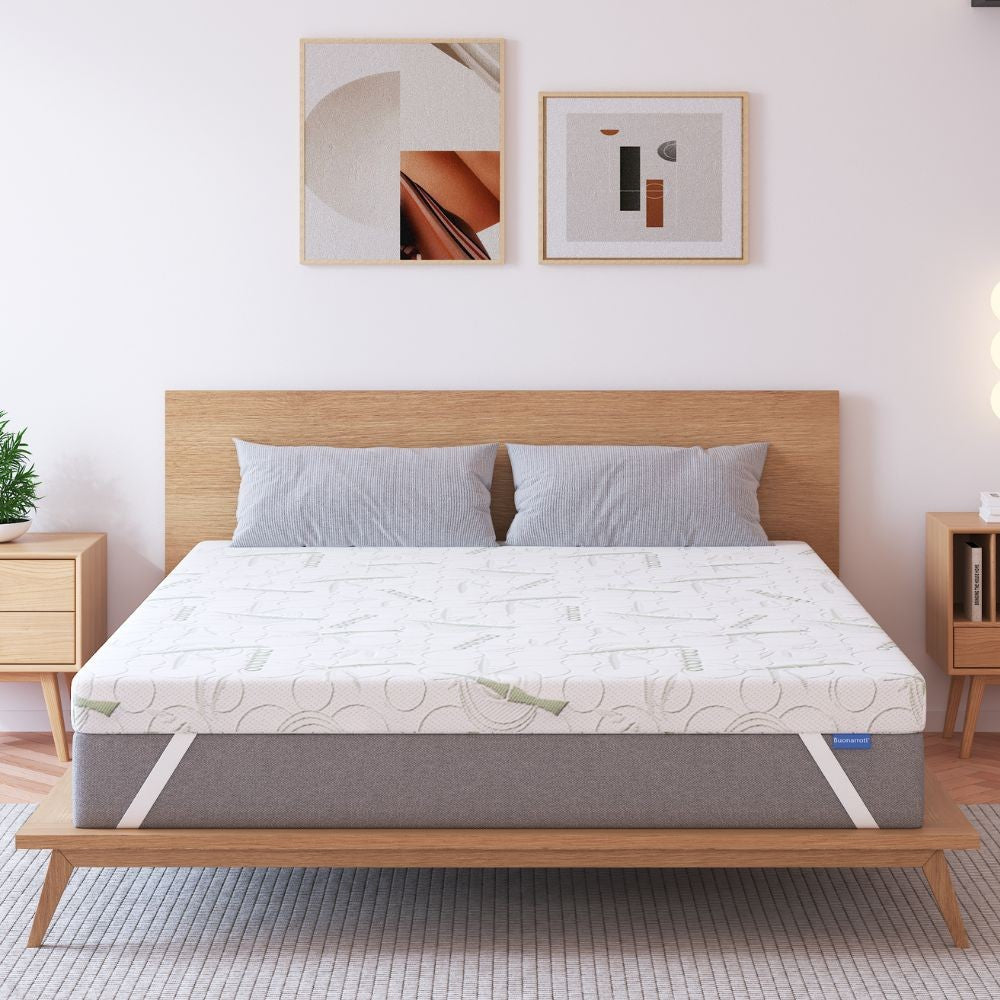 topper gel letto matrimoniale 160x190 cm, materasso 160x190 abbinato a rete e testiera