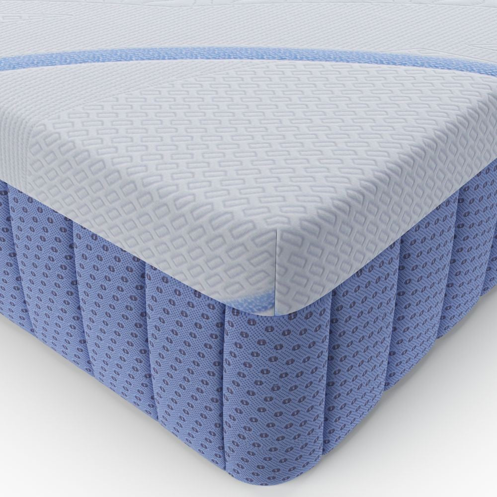 materasso matrimoniale pergamo con molle insacchettate e tessuto poliestere antiscivolo 160x190xh30 cm., materasso 160x190 abbinato a rete e testiera