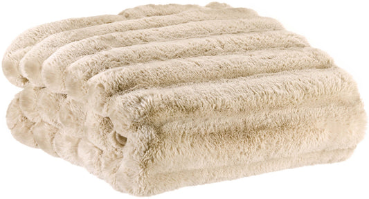 maxi plaid astrid naturale, colore naturale, taglia 180 x 220. plaid piegato in vista frontale su fondo bianco, perfetto per...