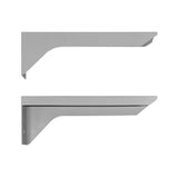 coppia reggimensola da bagno verniciata a polvere, soluzione salvaspazio per tenere tutto in ordine con stile