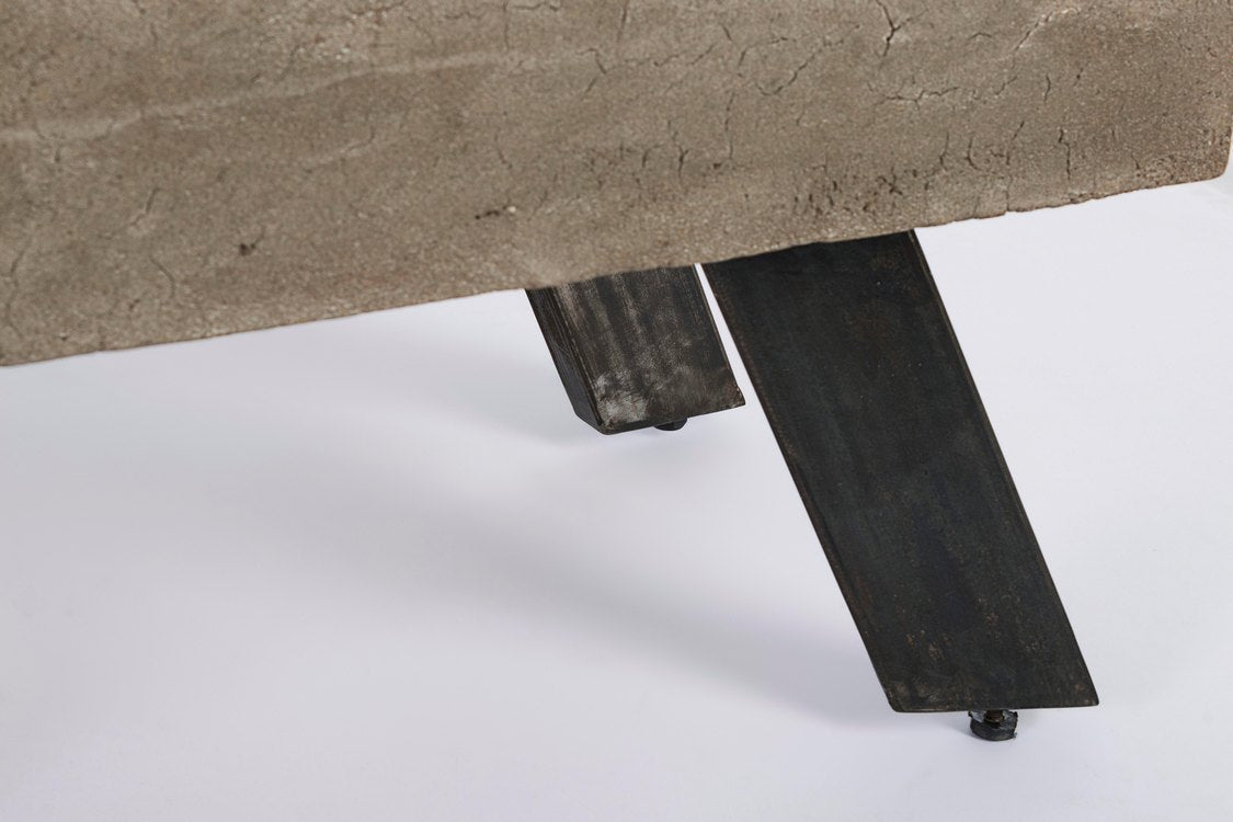 porta tv manchester in legno di mango e acciaio nero, 195x38x60 cm, mobile basso con cassetti e fori passacavi