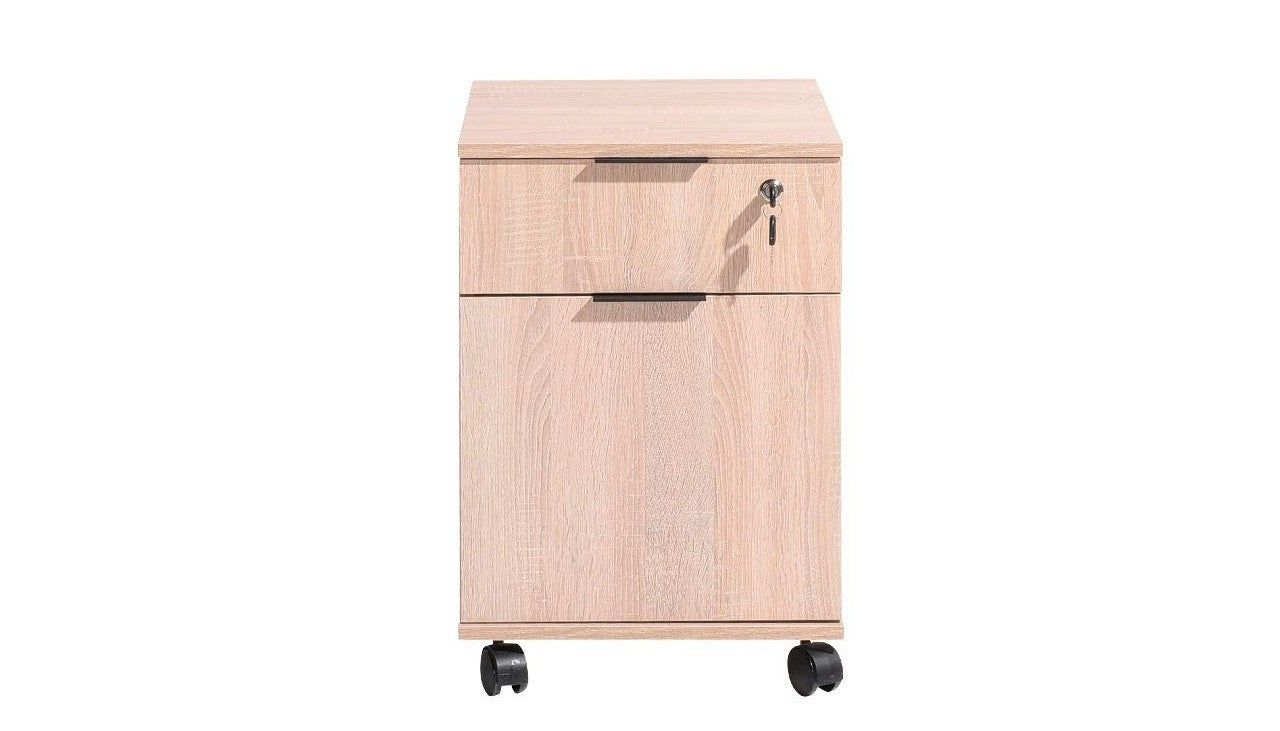 cassettiera da ufficio con ruote rkm311, mobile ideale per organizzare spazi di lavoro funzionali