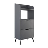 mobile multiuso gorki con cassetti e ripiano antracite, finitura moderna e funzionale per ogni ambiente della casa