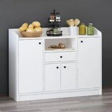 mobile multiuso arina con 4 ante 1 cassetto e nicchia a giorno colore bianco, scarpiera salvaspazio con ante battenti o a ribalta