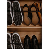 scarpiera satos02a rovere 2 ante e 8 ripiani, ottima soluzione per spazi multifunzionali