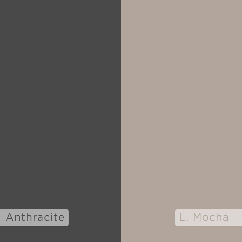 scarpiera sunno light mocha con anta colore antracite, finitura moderna e funzionale per ogni ambiente della casa