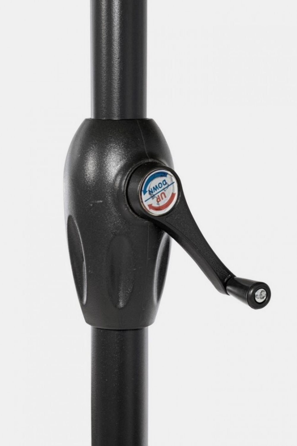 ombrellone rotondo kalife con palo centrale in alluminio e telo blu 2,7m, design elegante e funzionale per spazi outdoor