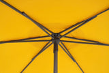 ombrellone da giardino samba con palo centrale in acciaio e telo giallo, design elegante e funzionale per spazi outdoor
