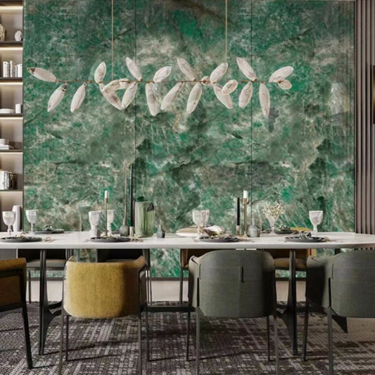 pannello decorativo 1220x3000x5 mm. colore effetto marmo verde lucido, pannelli decorativi 3D per rivestimento pareti interne