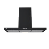 samet cappa da parete embla 90 colore nero, composizione a parete per soggiorno o zona living